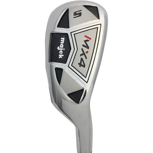  [아마존베스트]Majek Golf Men’s Majek MX4 Hybrid Iron Set, which Includes: #4, 5, 6, 7, 8, 9, PW Regular Flex Graphite Right Handed New Utility Clubs