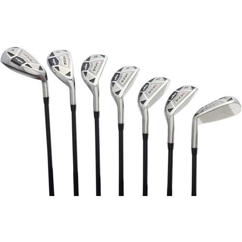  [아마존베스트]Majek Golf Men’s Majek MX4 Hybrid Iron Set, which Includes: #4, 5, 6, 7, 8, 9, PW Regular Flex Graphite Right Handed New Utility Clubs