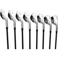 Majek Golf Majek K6 Iron Set Complete 8-Piece Mens Iron Set (4-PW, SW) Right Handed Graphite Regular Flex R Flex Club