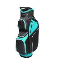 Majek Golf Majek Ladies Teal Black Golf Bag 9 inch 14-Way Friendly Separator Top