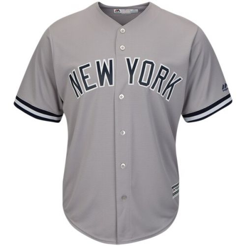  Men's New York Yankees Aaron Judge Majestic Gray Cool Base Player Replica Jersey