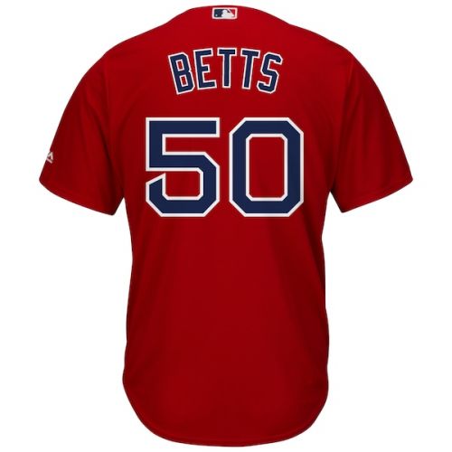  Men's Boston Red Sox Mookie Betts Majestic Scarlet Cool Base Player Jersey