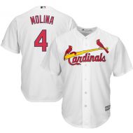 Men's St. Louis Cardinals Yadier Molina Majestic White Home Cool Base Player Jersey