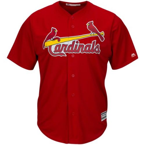 Men's St. Louis Cardinals Majestic Red Alternate Cool Base Jersey