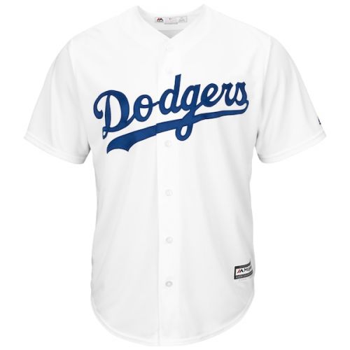  Men's Los Angeles Dodgers Justin Turner Majestic White Official Cool Base Player Jersey