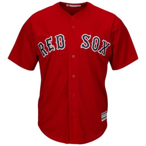  Men's Boston Red Sox Andrew Benintendi Majestic Alternate Scarlet Official Cool Base Replica Player Jersey