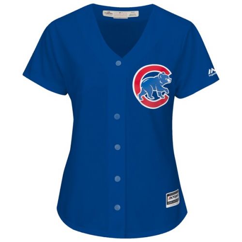  Women's Chicago Cubs Kris Bryant Majestic Royal Alternate Cool Base Player Jersey