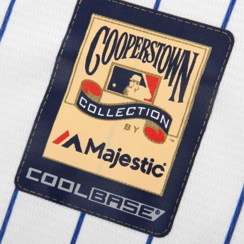  Men's Chicago Cubs Majestic White Home Cooperstown Cool Base Team Jersey