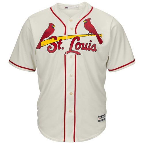  Men's St. Louis Cardinals Majestic Cream Alternate Cool Base Team Jersey