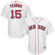 Men's Boston Red Sox Dustin Pedroia Majestic White Home Cool Base Player Jersey