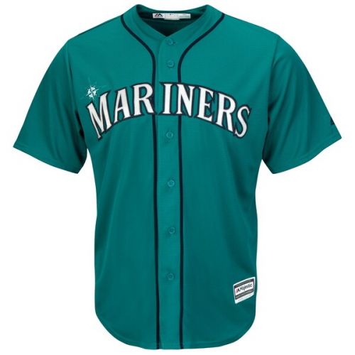  Men's Seattle Mariners Majestic Northwest Green Alternate Cool Base Jersey