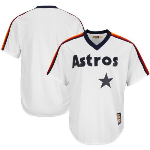  Men's Houston Astros Majestic White Home Cooperstown Cool Base Team Jersey