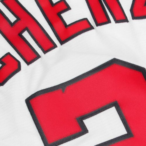  Men's Washington Nationals Max Scherzer Majestic White Home Cool Base Player Jersey