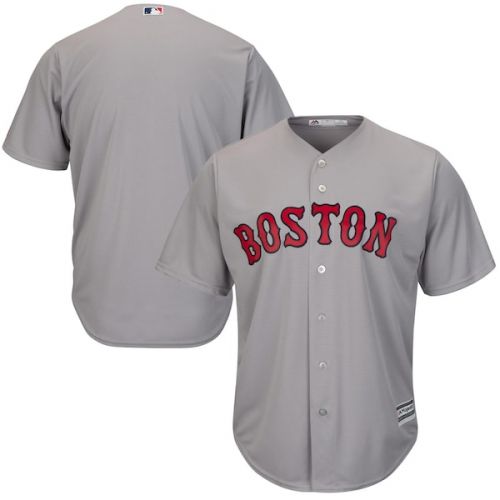  Men's Boston Red Sox Majestic Gray Road Cool Base Team Jersey