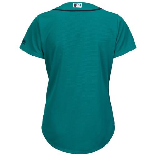  Women's Seattle Mariners Majestic Northwest Green Alternate Cool Base Jersey