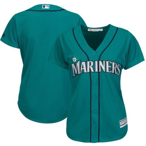  Women's Seattle Mariners Majestic Northwest Green Alternate Cool Base Jersey