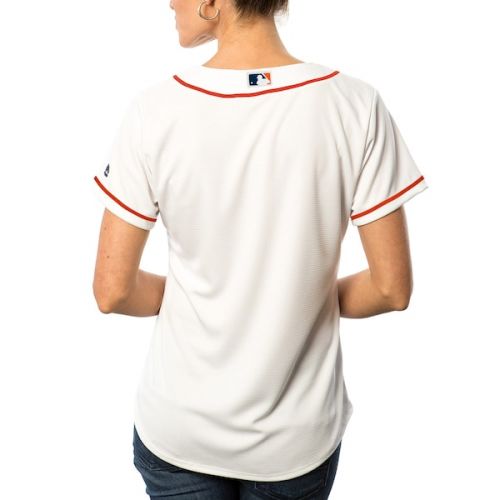  Women's Houston Astros Majestic White Home Cool Base Jersey