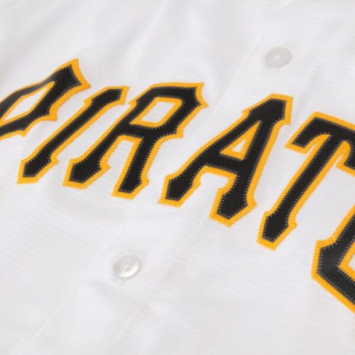  Men's Pittsburgh Pirates Majestic White Home Cool Base Team Jersey