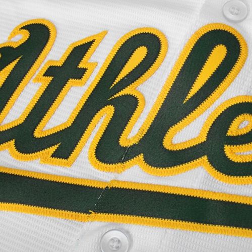 Men's Oakland Athletics Majestic White Home Cool Base Team Jersey
