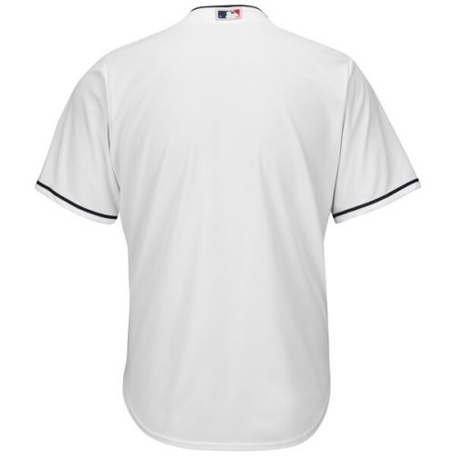  Men's Cleveland Indians Majestic White Home Cool Base Jersey