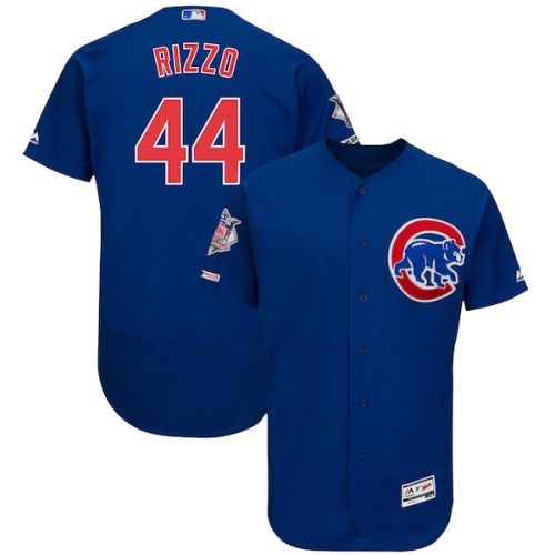  Men's Chicago Cubs Anthony Rizzo Majestic Royal Alternate Flex Base Authentic Collection Player Jersey