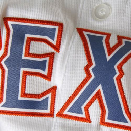  Women's Texas Rangers Majestic White Home Cool Base Jersey