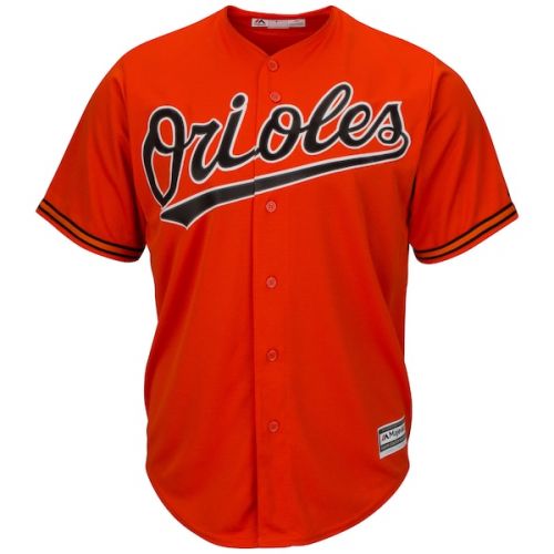  Men's Baltimore Orioles Majestic Orange Alternate Cool Base Team Jersey
