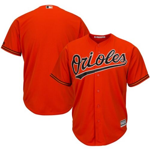  Men's Baltimore Orioles Majestic Orange Alternate Cool Base Team Jersey