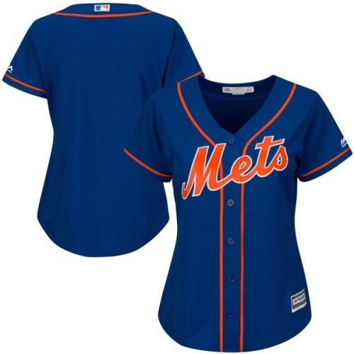  Women's New York Mets Majestic Royal Alternate Cool Base Jersey