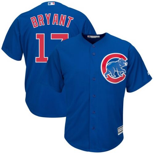  Men's Chicago Cubs Kris Bryant Majestic Royal Big & Tall Alternate Cool Base Replica Player Jersey