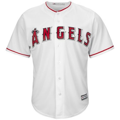  Men's Los Angeles Angels Majestic White Home Cool Base Team Jersey