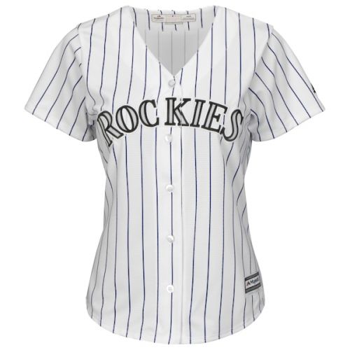  Women's Colorado Rockies Nolan Arenado Majestic WhitePurple Home Cool Base Player Replica Jersey