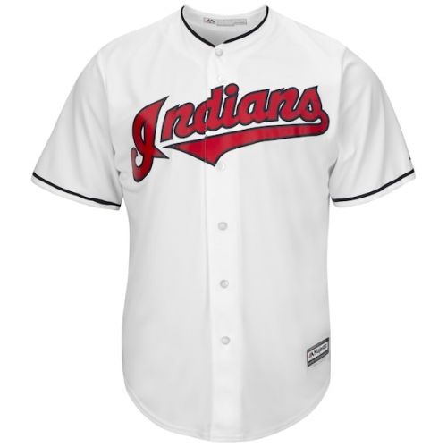  Men's Cleveland Indians Jason Kipnis Majestic White Home Cool Base Player Jersey