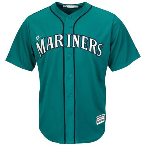  Men's Seattle Mariners Felix Hernandez Majestic Northwest Green Alternate Cool Base Player Jersey