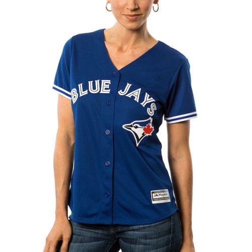  Women's Toronto Blue Jays Majestic Royal Alternate Cool Base Jersey