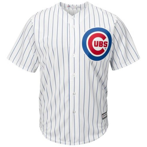  Men's Chicago Cubs Kris Bryant Majestic White Big & Tall Alternate Cool Base Replica Player Jersey
