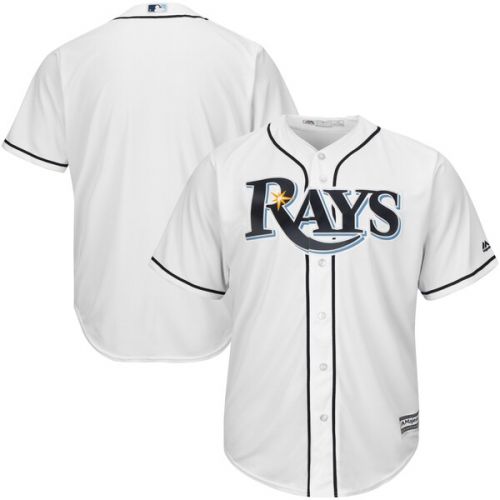  Men's Tampa Bay Rays Majestic White Home Cool Base Jersey