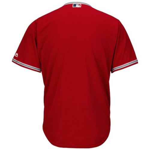  Men's Los Angeles Angels Majestic Scarlet Alternate Cool Base Team Jersey