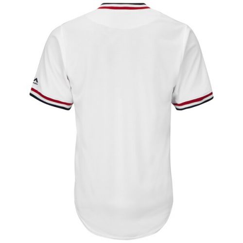  Men's St. Louis Cardinals Majestic Home White Cooperstown Cool Base Replica Team Jersey