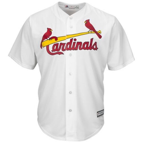  Men's St. Louis Cardinals Yadier Molina Majestic White Big & Tall Alternate Cool Base Replica Player Jersey