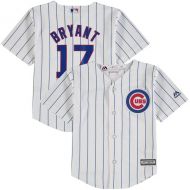 Toddler Chicago Cubs Kris Bryant Majestic WhiteRoyal Home Official Cool Base Player Jersey