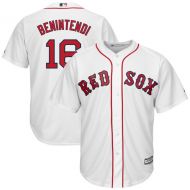 Youth Boston Red Sox Andrew Benintendi Majestic Home White Official Cool Base Replica Player Jersey