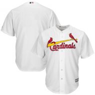 Youth St. Louis Cardinals Majestic White Home Cool Base Jersey
