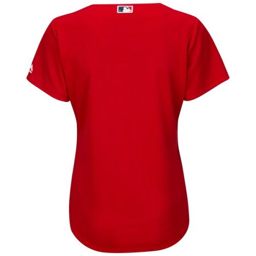  Women's Boston Red Sox Majestic Scarlet Alternate Plus Size Cool Base Team Jersey
