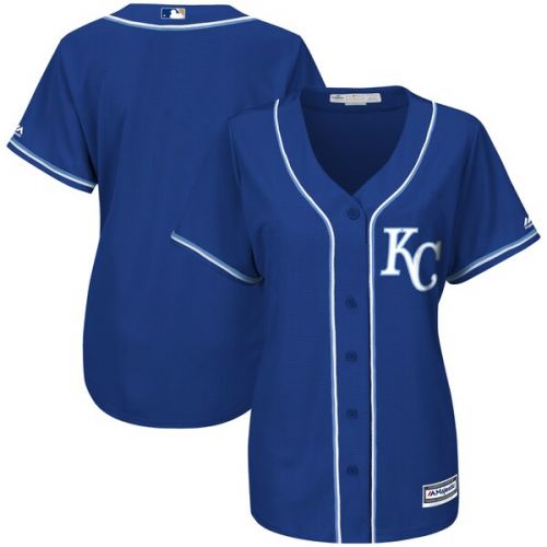  Women's Kansas City Royals Majestic Royal Alternate Cool Base Jersey