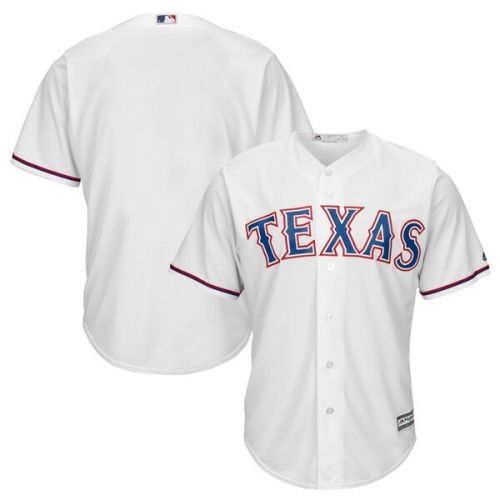  Youth Texas Rangers Majestic White Home Cool Base Jersey