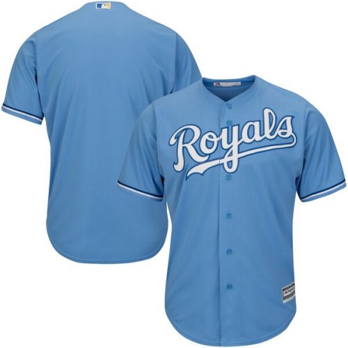  Men's Kansas City Royals Majestic Light Blue Alternate Big & Tall Cool Base Team Jersey