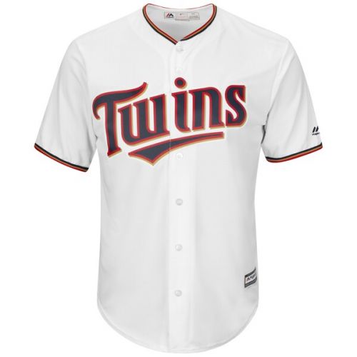  Men's Minnesota Twins Ervin Santana Majestic White Home Cool Base Jersey