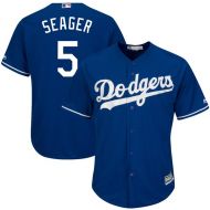 Men's Los Angeles Dodgers Corey Seager Majestic Royal Big & Tall Alternate Cool Base Replica Player Jersey
