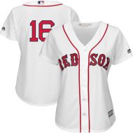Women's Boston Red Sox Andrew Benintendi Majestic White Team Cool Base Player Jersey